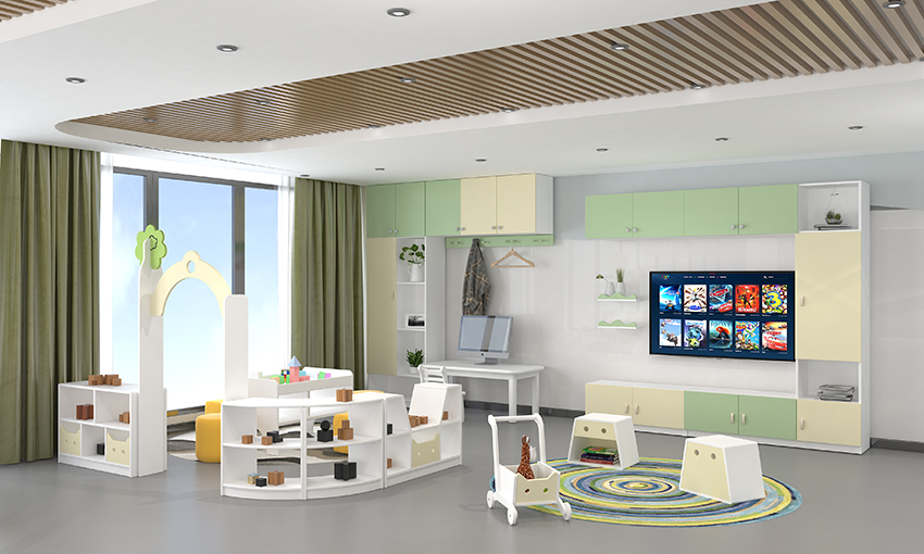 幼兒園家具白色童話兒童區(qū)角.jpg