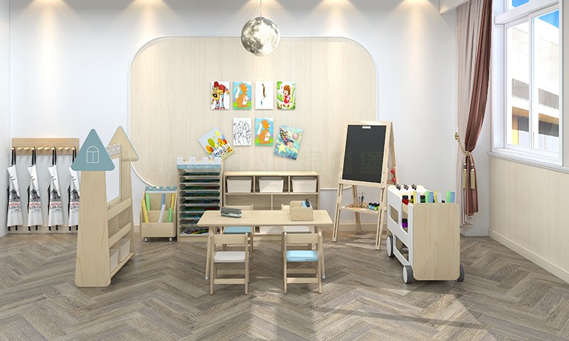 幼兒園家具楓木免漆板美術區 3.jpg